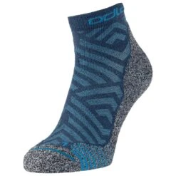Chaussettes Nordique Odlo Active Warm Hike Quarter Deep Dive/Stunning Blue